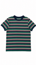 Remera baby tee rayada