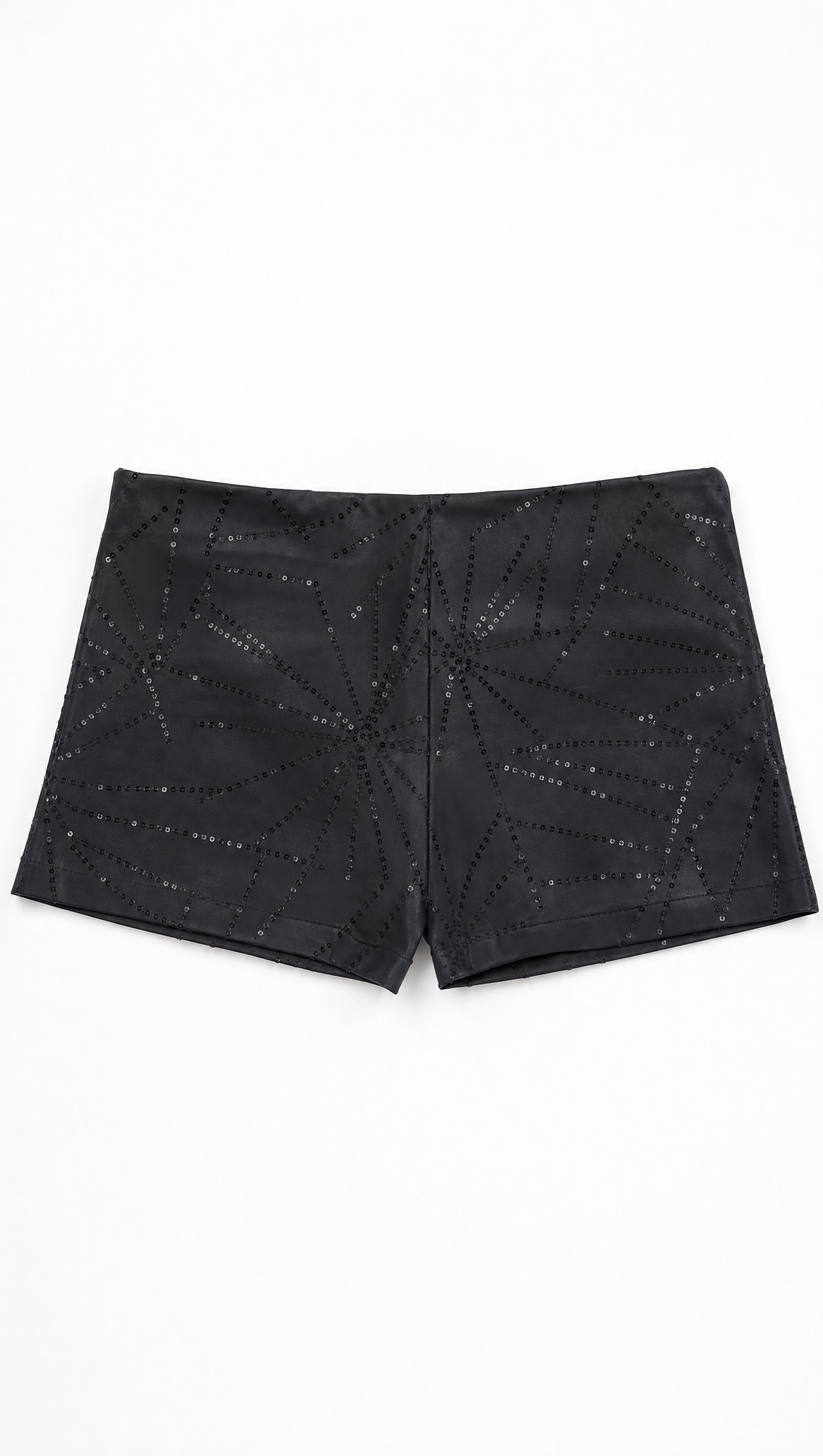 Micro short engomado con brillos