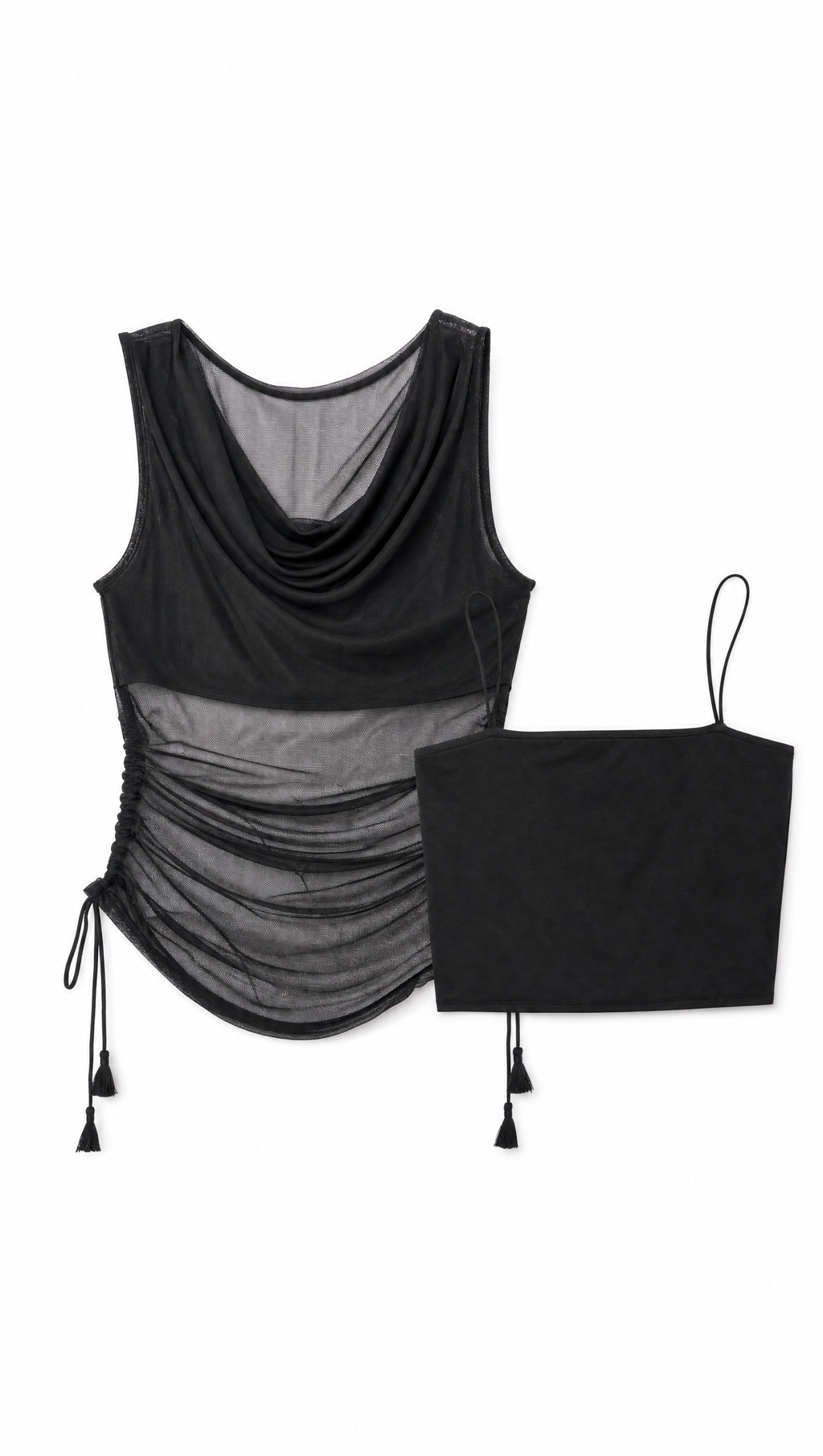 Musculosa con top