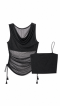 Musculosa con top