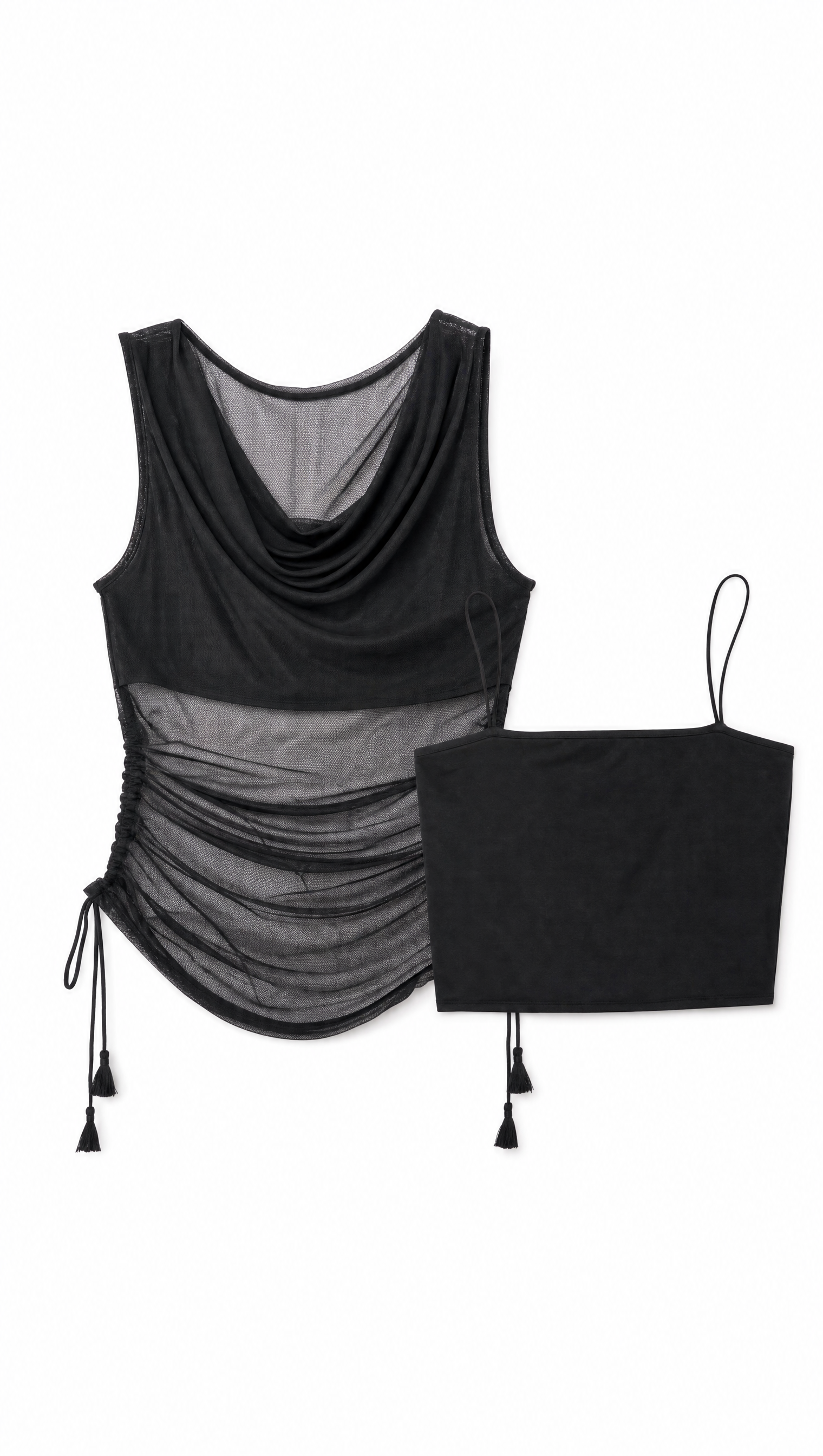 Musculosa con top